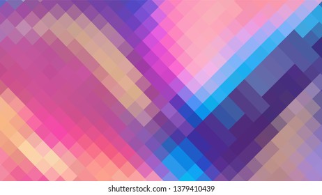 Geometric design. Colorful gradient mosaic background. Geometric mosaic, abstract background. Mosaic background. Mosaic texture. The effect of stained glass. EPS 10 Vector