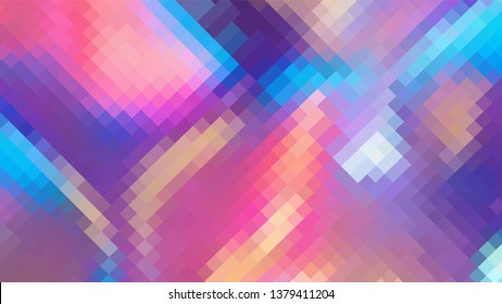 Geometric design. Colorful gradient mosaic background. Geometric mosaic, abstract background. Mosaic background. Mosaic texture. The effect of stained glass. EPS 10 Vector