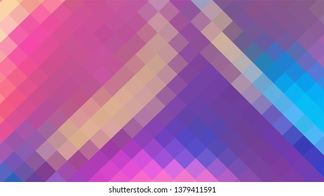 Geometric design. Colorful gradient mosaic background. Geometric mosaic, abstract background. Mosaic background. Mosaic texture. The effect of stained glass. EPS 10 Vector