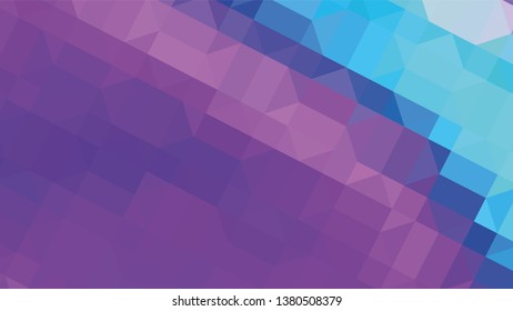 Geometric design. Colorful gradient mosaic background. Geometric triangle, mosaic, abstract background. Mosaic, color background. Mosaic texture. The effect of stained glass. EPS 10 Vector