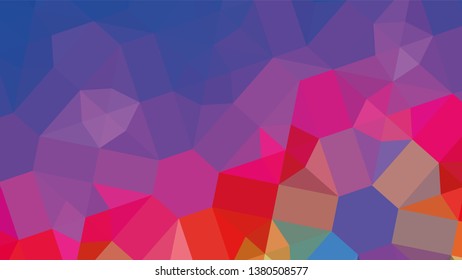 Geometric design. Colorful gradient mosaic background. Geometric triangle, mosaic, abstract background. Mosaic, color background. Mosaic texture. The effect of stained glass. EPS 10 Vector