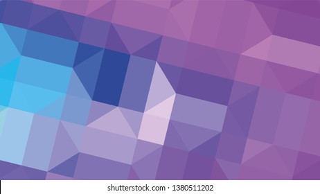 Geometric design. Colorful gradient mosaic background. Geometric triangle, mosaic, abstract background. Mosaic, color background. Mosaic texture. The effect of stained glass. EPS 10 Vector