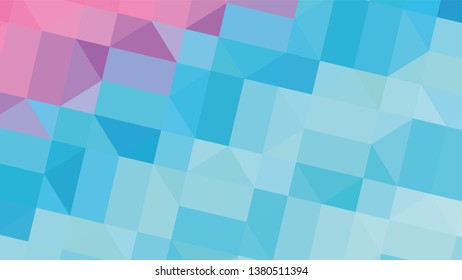 Geometric design. Colorful gradient mosaic background. Geometric triangle, mosaic, abstract background. Mosaic, color background. Mosaic texture. The effect of stained glass. EPS 10 Vector