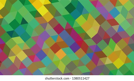 Geometric design. Colorful gradient mosaic background. Geometric triangle, mosaic, abstract background. Mosaic, color background. Mosaic texture. The effect of stained glass. EPS 10 Vector