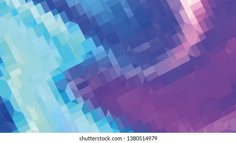 Geometric design. Colorful gradient mosaic background. Geometric triangle, mosaic, abstract background. Mosaic, color background. Mosaic texture. The effect of stained glass. EPS 10 Vector
