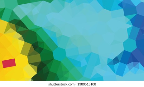 Geometric design. Colorful gradient mosaic background. Geometric triangle, mosaic, abstract background. Mosaic, color background. Mosaic texture. The effect of stained glass. EPS 10 Vector