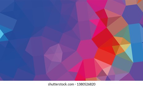 Geometric design. Colorful gradient mosaic background. Geometric triangle, mosaic, abstract background. Mosaic, color background. Mosaic texture. The effect of stained glass. EPS 10 Vector
