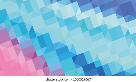 Geometric design. Colorful gradient mosaic background. Geometric triangle, mosaic, abstract background. Mosaic, color background. Mosaic texture. The effect of stained glass. EPS 10 Vector