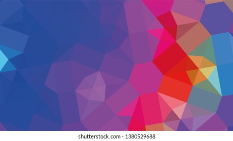 Geometric design. Colorful gradient mosaic background. Geometric triangle, mosaic, abstract background. Mosaic, color background. Mosaic texture. The effect of stained glass. EPS 10 Vector