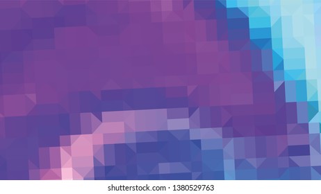 Geometric design. Colorful gradient mosaic background. Geometric triangle, mosaic, abstract background. Mosaic, color background. Mosaic texture. The effect of stained glass. EPS 10 Vector