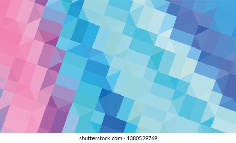 Geometric design. Colorful gradient mosaic background. Geometric triangle, mosaic, abstract background. Mosaic, color background. Mosaic texture. The effect of stained glass. EPS 10 Vector