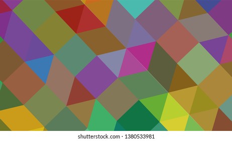 Geometric design. Colorful gradient mosaic background. Geometric triangle, mosaic, abstract background. Mosaic, color background. Mosaic texture. The effect of stained glass. EPS 10 Vector