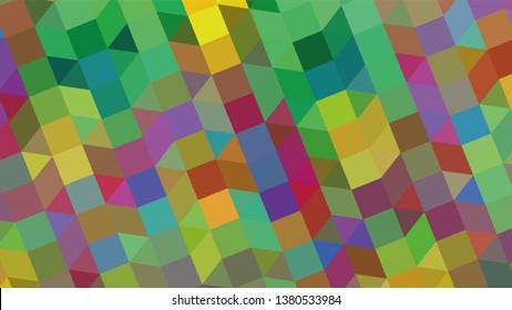 Geometric design. Colorful gradient mosaic background. Geometric triangle, mosaic, abstract background. Mosaic, color background. Mosaic texture. The effect of stained glass. EPS 10 Vector