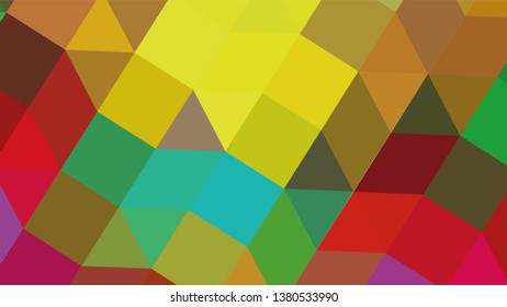 Geometric design. Colorful gradient mosaic background. Geometric triangle, mosaic, abstract background. Mosaic, color background. Mosaic texture. The effect of stained glass. EPS 10 Vector
