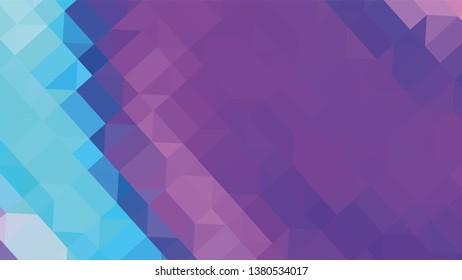 Geometric design. Colorful gradient mosaic background. Geometric triangle, mosaic, abstract background. Mosaic, color background. Mosaic texture. The effect of stained glass. EPS 10 Vector