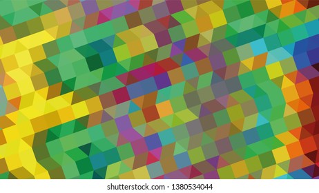 Geometric design. Colorful gradient mosaic background. Geometric triangle, mosaic, abstract background. Mosaic, color background. Mosaic texture. The effect of stained glass. EPS 10 Vector