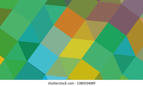 Geometric design. Colorful gradient mosaic background. Geometric triangle, mosaic, abstract background. Mosaic, color background. Mosaic texture. The effect of stained glass. EPS 10 Vector