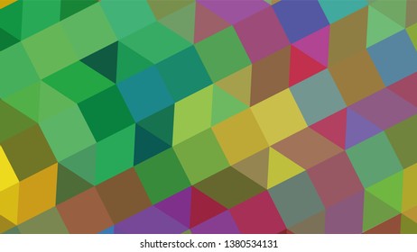 Geometric design. Colorful gradient mosaic background. Geometric triangle, mosaic, abstract background. Mosaic, color background. Mosaic texture. The effect of stained glass. EPS 10 Vector