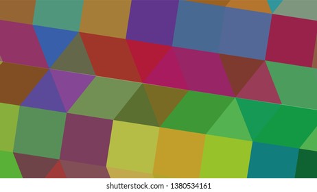 Geometric design. Colorful gradient mosaic background. Geometric triangle, mosaic, abstract background. Mosaic, color background. Mosaic texture. The effect of stained glass. EPS 10 Vector
