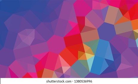 Geometric design. Colorful gradient mosaic background. Geometric triangle, mosaic, abstract background. Mosaic, color background. Mosaic texture. The effect of stained glass. EPS 10 Vector