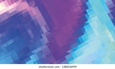 Geometric design. Colorful gradient mosaic background. Geometric triangle, mosaic, abstract background. Mosaic, color background. Mosaic texture. The effect of stained glass. EPS 10 Vector