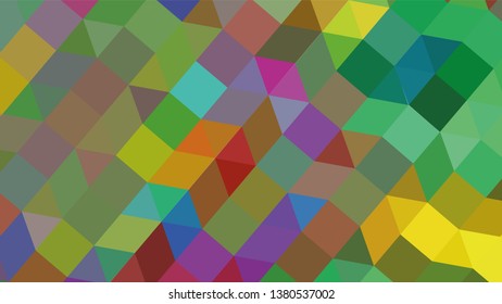 Geometric design. Colorful gradient mosaic background. Geometric triangle, mosaic, abstract background. Mosaic, color background. Mosaic texture. The effect of stained glass. EPS 10 Vector