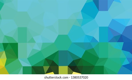 Geometric design. Colorful gradient mosaic background. Geometric triangle, mosaic, abstract background. Mosaic, color background. Mosaic texture. The effect of stained glass. EPS 10 Vector