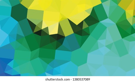 Geometric design. Colorful gradient mosaic background. Geometric triangle, mosaic, abstract background. Mosaic, color background. Mosaic texture. The effect of stained glass. EPS 10 Vector