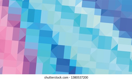 Geometric design. Colorful gradient mosaic background. Geometric triangle, mosaic, abstract background. Mosaic, color background. Mosaic texture. The effect of stained glass. EPS 10 Vector