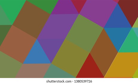 Geometric design. Colorful gradient mosaic background. Geometric triangle, mosaic, abstract background. Mosaic, color background. Mosaic texture. The effect of stained glass. EPS 10 Vector