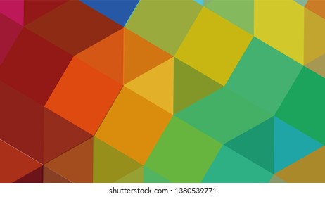 Geometric design. Colorful gradient mosaic background. Geometric triangle, mosaic, abstract background. Mosaic, color background. Mosaic texture. The effect of stained glass. EPS 10 Vector