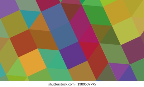 Geometric design. Colorful gradient mosaic background. Geometric triangle, mosaic, abstract background. Mosaic, color background. Mosaic texture. The effect of stained glass. EPS 10 Vector
