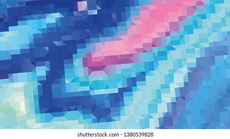 Geometric design. Colorful gradient mosaic background. Geometric triangle, mosaic, abstract background. Mosaic, color background. Mosaic texture. The effect of stained glass. EPS 10 Vector