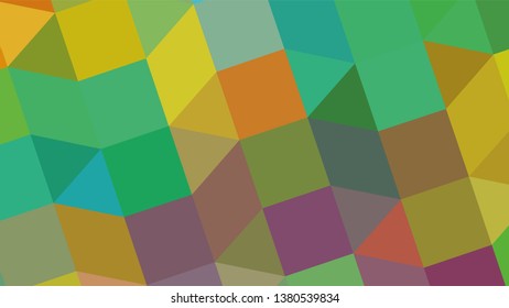 Geometric design. Colorful gradient mosaic background. Geometric triangle, mosaic, abstract background. Mosaic, color background. Mosaic texture. The effect of stained glass. EPS 10 Vector