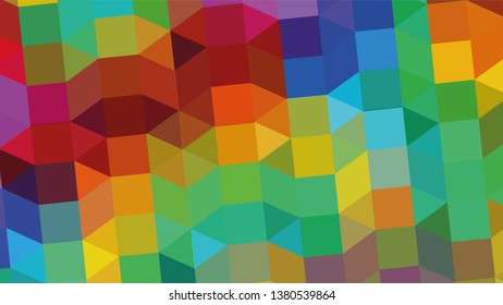 Geometric design. Colorful gradient mosaic background. Geometric triangle, mosaic, abstract background. Mosaic, color background. Mosaic texture. The effect of stained glass. EPS 10 Vector