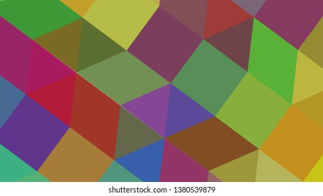 Geometric design. Colorful gradient mosaic background. Geometric triangle, mosaic, abstract background. Mosaic, color background. Mosaic texture. The effect of stained glass. EPS 10 Vector