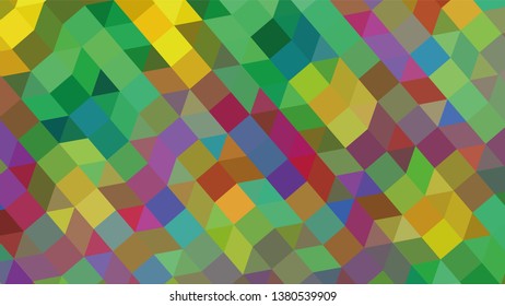 Geometric design. Colorful gradient mosaic background. Geometric triangle, mosaic, abstract background. Mosaic, color background. Mosaic texture. The effect of stained glass. EPS 10 Vector
