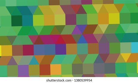 Geometric design. Colorful gradient mosaic background. Geometric triangle, mosaic, abstract background. Mosaic, color background. Mosaic texture. The effect of stained glass. EPS 10 Vector