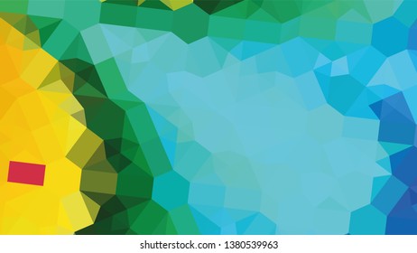 Geometric design. Colorful gradient mosaic background. Geometric triangle, mosaic, abstract background. Mosaic, color background. Mosaic texture. The effect of stained glass. EPS 10 Vector