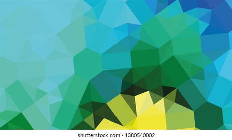 Geometric design. Colorful gradient mosaic background. Geometric triangle, mosaic, abstract background. Mosaic, color background. Mosaic texture. The effect of stained glass. EPS 10 Vector