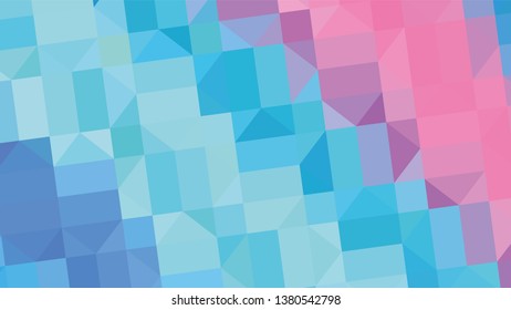 Geometric design. Colorful gradient mosaic background. Geometric triangle, mosaic, abstract background. Mosaic, color background. Mosaic texture. The effect of stained glass. EPS 10 Vector