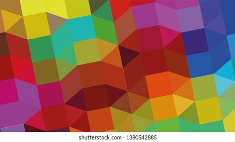 Geometric design. Colorful gradient mosaic background. Geometric triangle, mosaic, abstract background. Mosaic, color background. Mosaic texture. The effect of stained glass. EPS 10 Vector