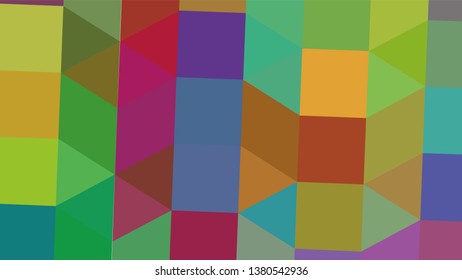 Geometric design. Colorful gradient mosaic background. Geometric triangle, mosaic, abstract background. Mosaic, color background. Mosaic texture. The effect of stained glass. EPS 10 Vector