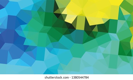 Geometric design. Colorful gradient mosaic background. Geometric triangle, mosaic, abstract background. Mosaic, color background. Mosaic texture. The effect of stained glass. EPS 10 Vector