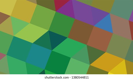 Geometric design. Colorful gradient mosaic background. Geometric triangle, mosaic, abstract background. Mosaic, color background. Mosaic texture. The effect of stained glass. EPS 10 Vector