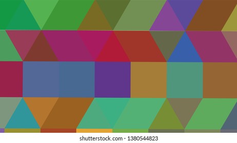 Geometric design. Colorful gradient mosaic background. Geometric triangle, mosaic, abstract background. Mosaic, color background. Mosaic texture. The effect of stained glass. EPS 10 Vector