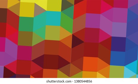 Geometric design. Colorful gradient mosaic background. Geometric triangle, mosaic, abstract background. Mosaic, color background. Mosaic texture. The effect of stained glass. EPS 10 Vector