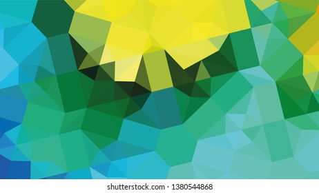 Geometric design. Colorful gradient mosaic background. Geometric triangle, mosaic, abstract background. Mosaic, color background. Mosaic texture. The effect of stained glass. EPS 10 Vector