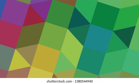 Geometric design. Colorful gradient mosaic background. Geometric triangle, mosaic, abstract background. Mosaic, color background. Mosaic texture. The effect of stained glass. EPS 10 Vector