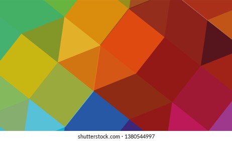 Geometric design. Colorful gradient mosaic background. Geometric triangle, mosaic, abstract background. Mosaic, color background. Mosaic texture. The effect of stained glass. EPS 10 Vector
